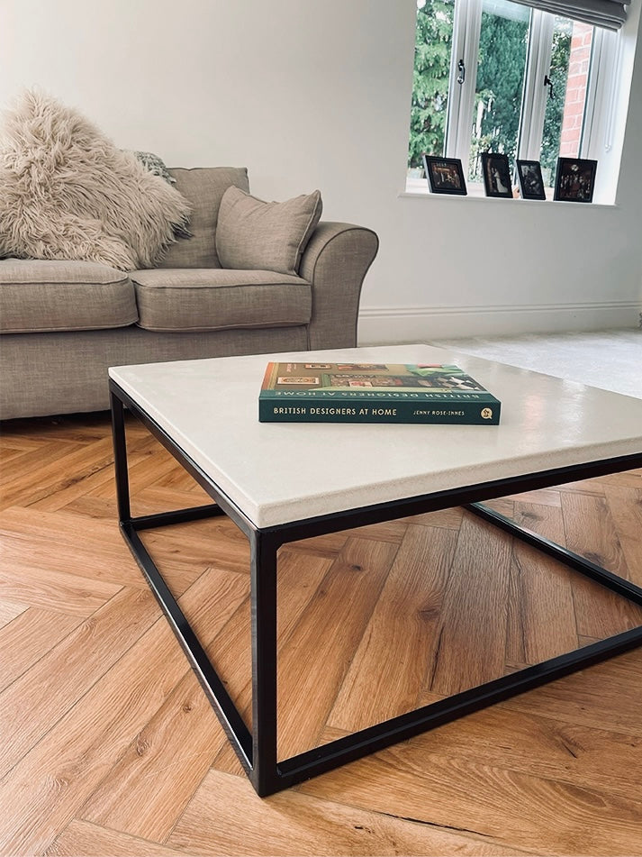 Medium Square Concrete Coffee Table