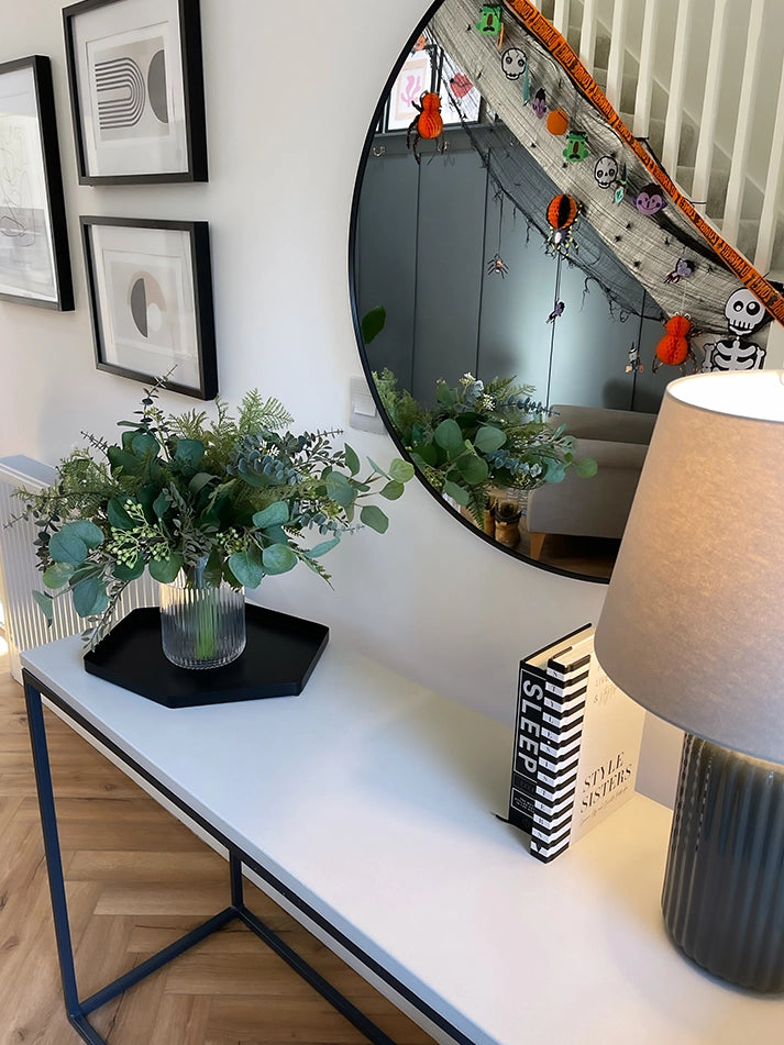 Large Rectangular Concrete Console Table
