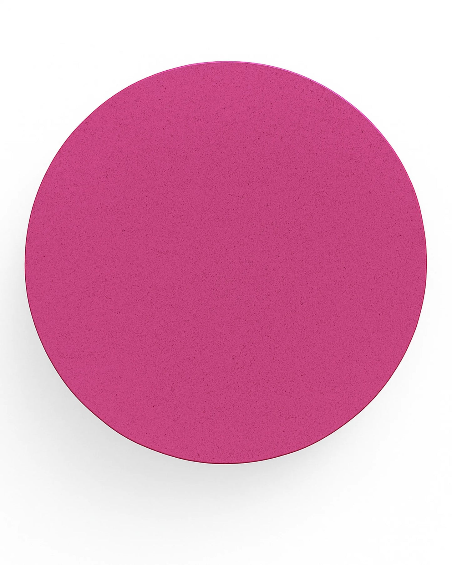 Round Concrete Table Top in Hot Pink