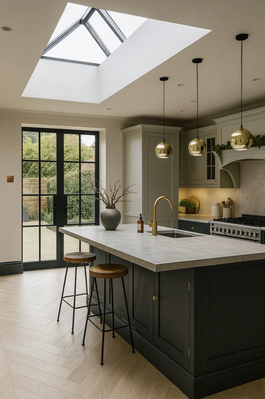 Indoor Concrete Kitchen Worktops - Bespoke Sizes & Finishes