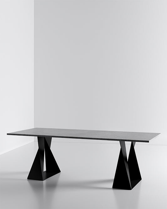 Haus Concrete | 6 Seater Polished Concrete Dining Table | Halle